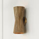 Nadeau 2 Light 6.5 inch Light Wood and Patinaed Brass Sconce Wall Light