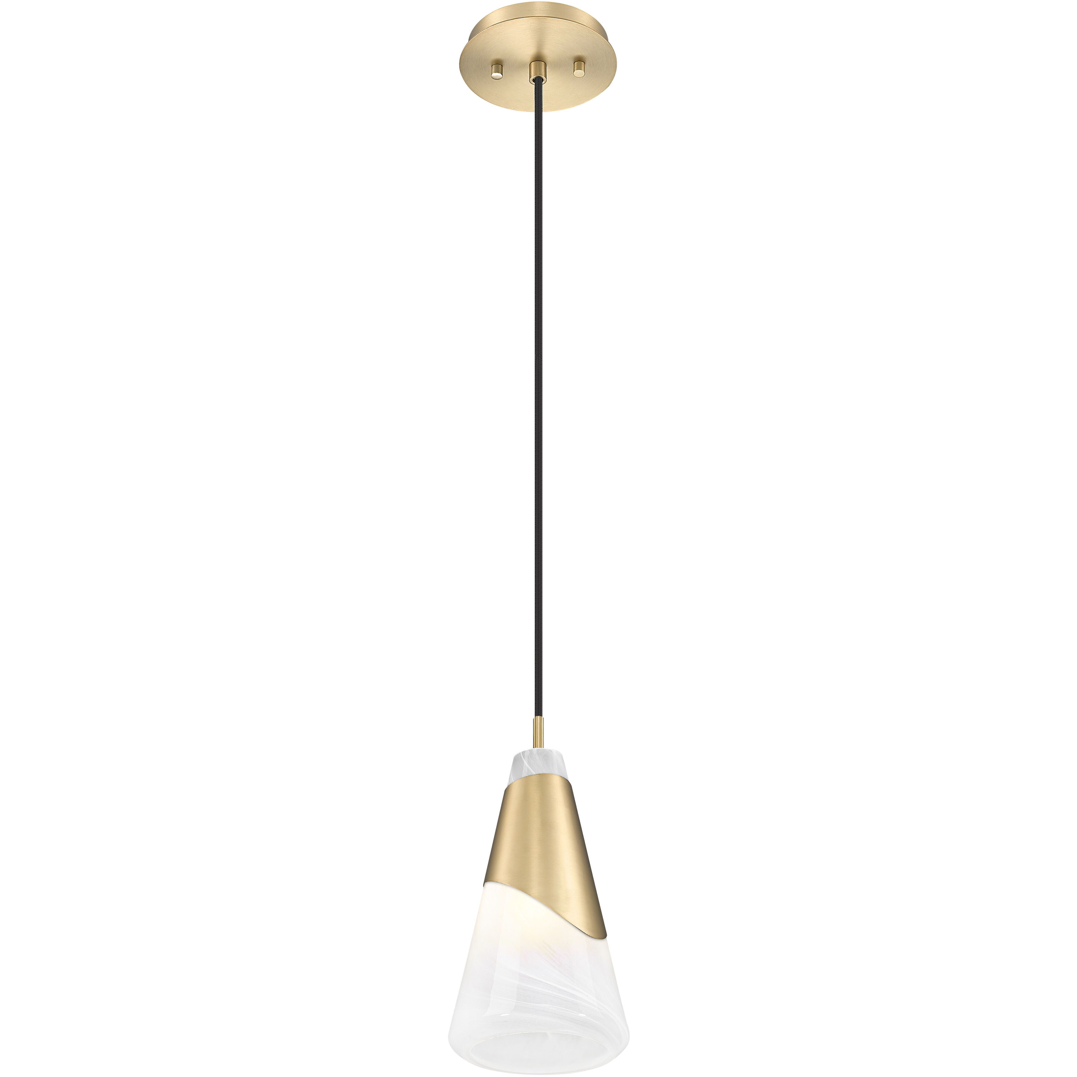 Aimie 1 Light 6 inch Modern Gold Pendant Ceiling Light