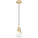 Aimie 1 Light 6 inch Modern Gold Pendant Ceiling Light