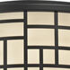 Elea 3 Light 16.25 inch Bronze Flush Mount Ceiling Light