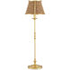 Deauville 31.75 inch 7.00 watt Polished Brass/Natural Table Lamp Portable Light, Suzanne Duin Collection