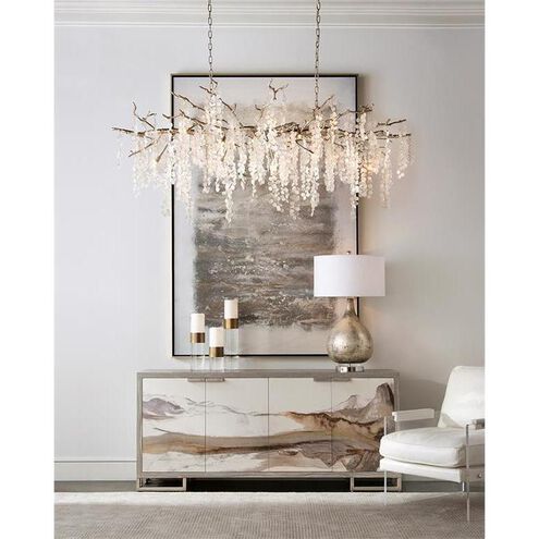 Leah Weathered Silver Table Lamp Portable Light