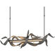 Folio LED 37.8 inch Natural Iron Pendant Ceiling Light