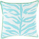 Valentina 20 inch Ivory, Aqua, Grass Green Pillow Kit