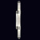 Bond Wall Sconce Wall Light in Silver, Bahama Sand Studio Glass