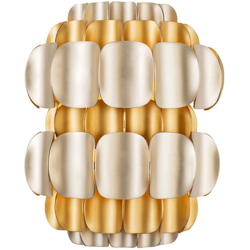 Swoon Sconce Wall Light in Antique Gold, Smithsonian Collaboration