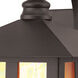 Montclair Mission 1 Light 8.5 inch Bronze Mini Outdoor Wall Lantern