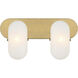 Heathcote 2 Light 16 inch Legacy Brass Vanity Light Wall Light