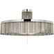 Fisher Weisman Sutton LED 32 inch Polished Nickel Flush Mount Ceiling Light