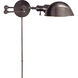 Chapman & Myers Boston2 23 inch 60 watt Bronze Swing Arm Wall Light