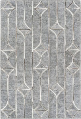 Eloquent 36 X 24 inch Charcoal Rug in 2 x 3, Rectangle