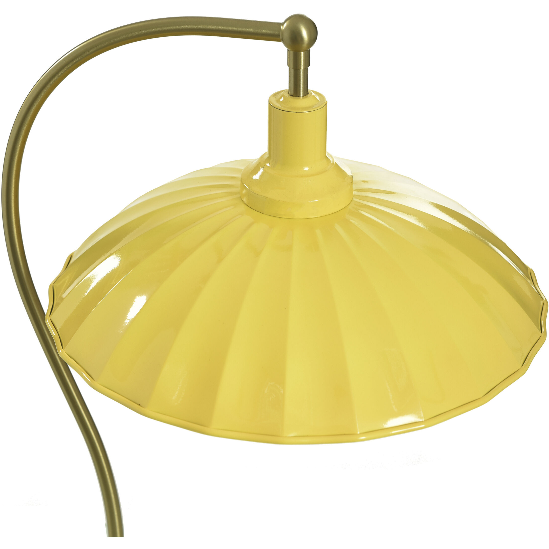 Penelope 24 inch 60 watt Polished Brass and White Marble Table Lamp Portable Light