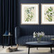 Florals Collection Green Framed Art
