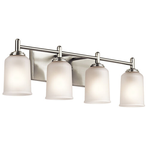 Shailene 4 Light 30 inch Brushed Nickel Wall Mt Bath 4 Arm Wall Light