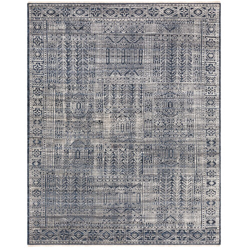 Eastchester 108 X 72 inch Dark Blue/Ink/Taupe/Silver Gray Rugs
