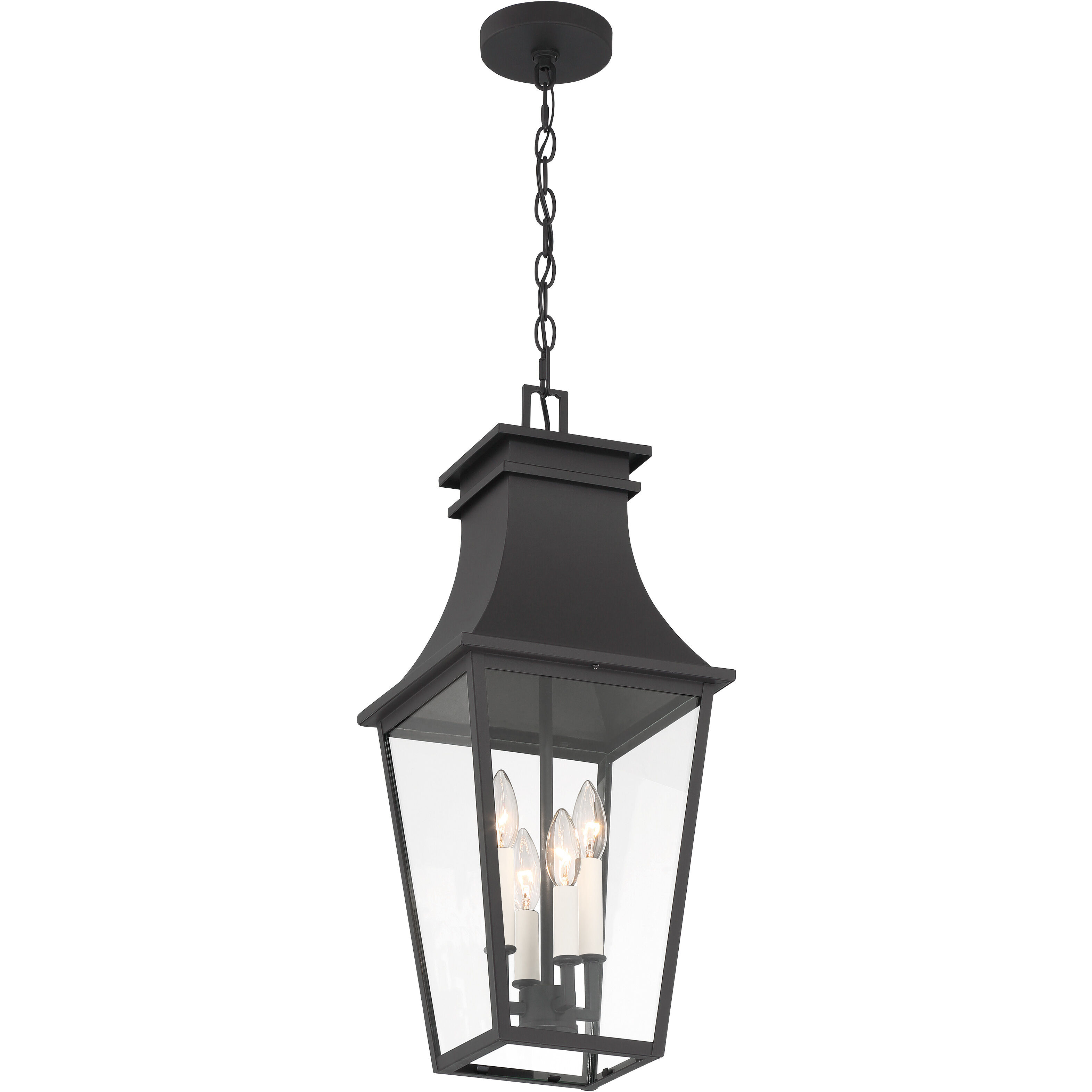 Gloucester 4 Light 10.38 inch Sand Coal Outdoor Chain Hung, The Great Outdoors