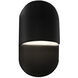 Ambiance Collection - Capsule LED 5 inch Carbon Matte Black Outdoor Wall Sconce, Form+Finish+Function