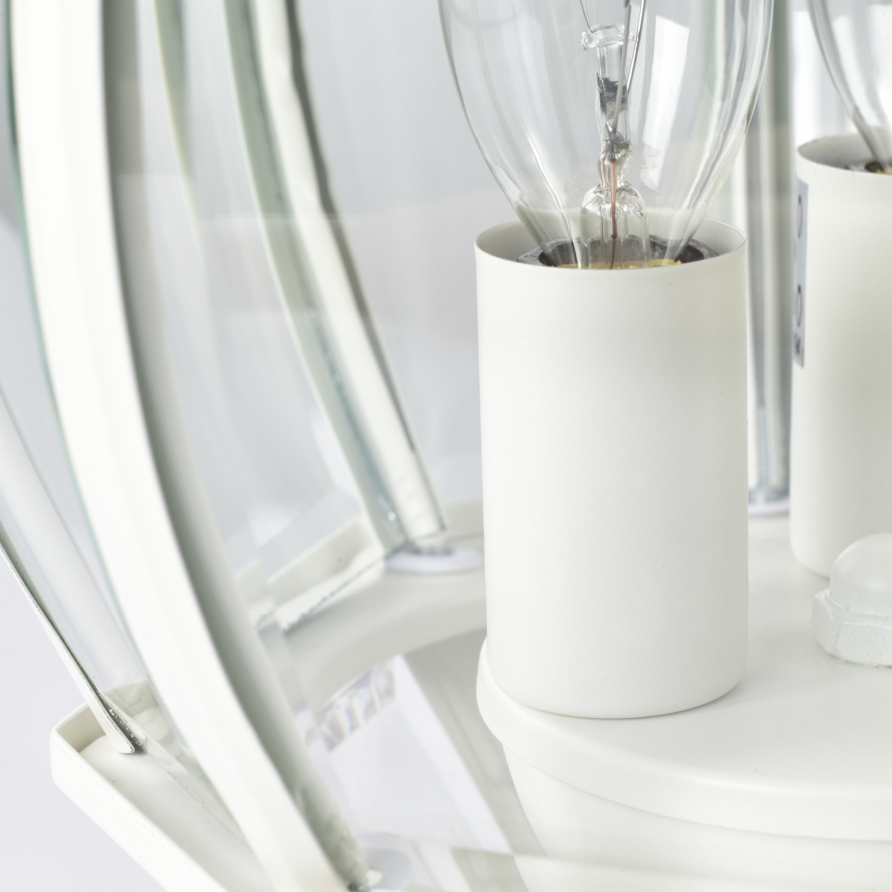 Central Park 3 Light 21 inch White Outdoor Post Lantern