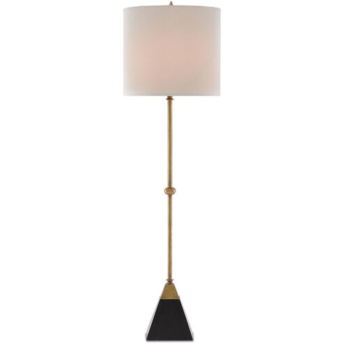 Recluse 36 inch 60 watt Vintage Brass/Black Table Lamp Portable Light