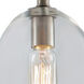 Grand Central 1 Light 6 inch Polished Nickel Flush Mount Ceiling Light