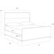 Yasmine Zenith Alabaster Bed, King