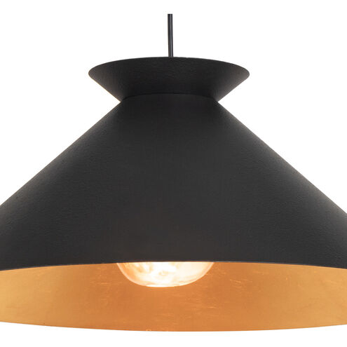 Viggo 1 Light 24 inch Black Pendant Ceiling Light, Large