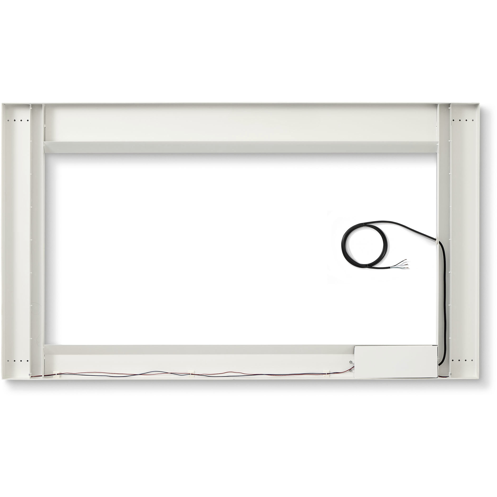 Lustro 60 X 36 inch Might Bright White LED Wall Mirror