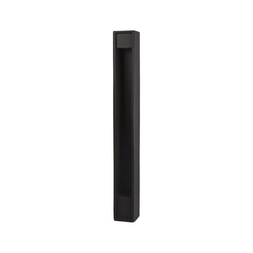 Gate 12 7 watt Black Bollard Lighting in 2700K, WAC Landscape