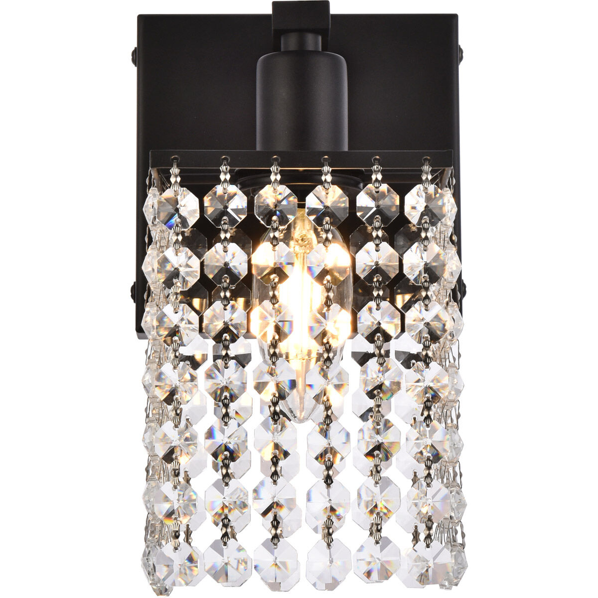 Phineas 1 Light 6 inch Black Bath Sconce Wall Light