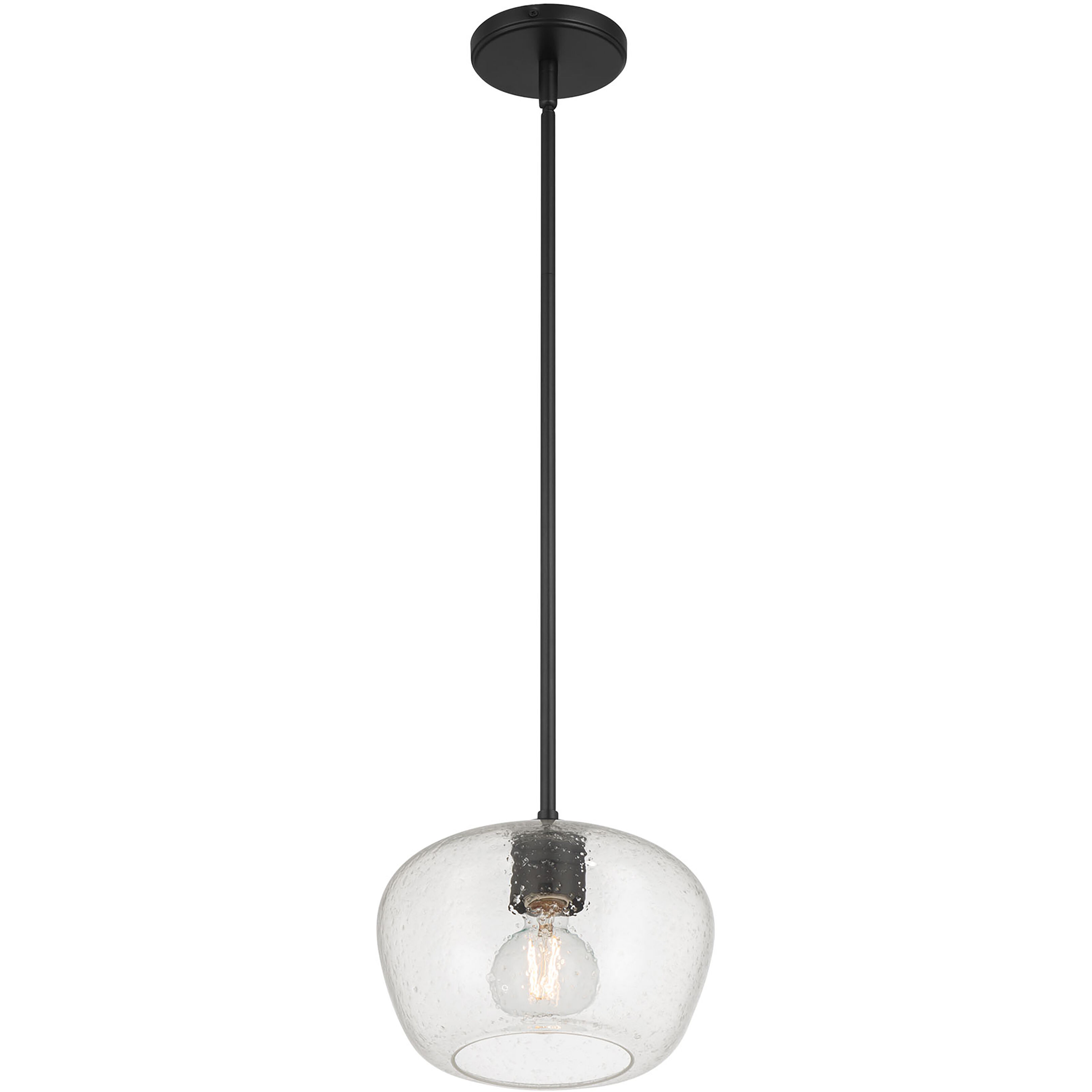 Pomari 1 Light 9.75 inch Matte Black Pendant Ceiling Light