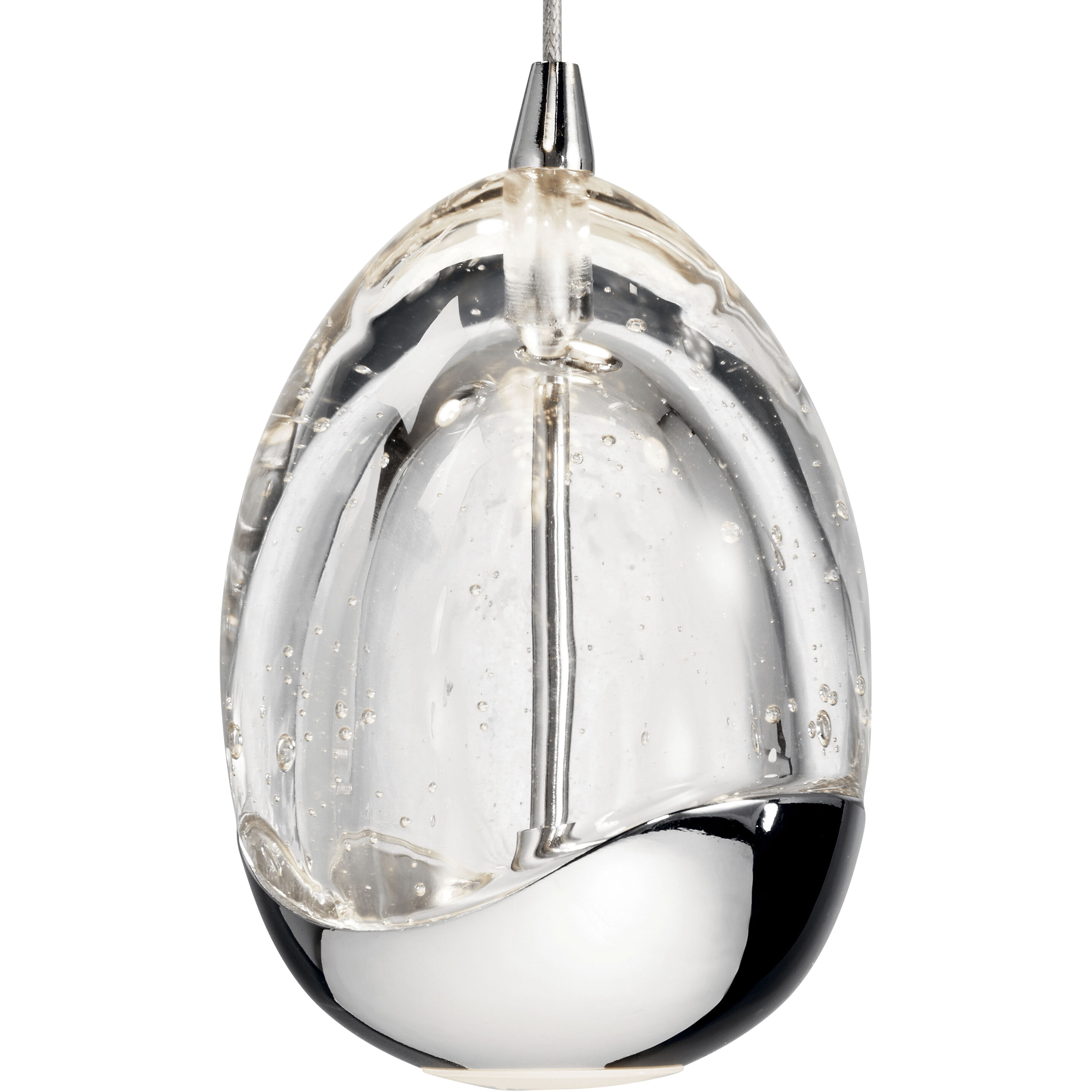 Lavinia LED 3.5 inch Chrome Mini Pendant Ceiling Light