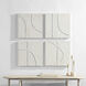 Cellier Cream Wall Decor, Set of 4