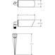 Slim Spot 12VAC 10.00 watt Black Landscape Light
