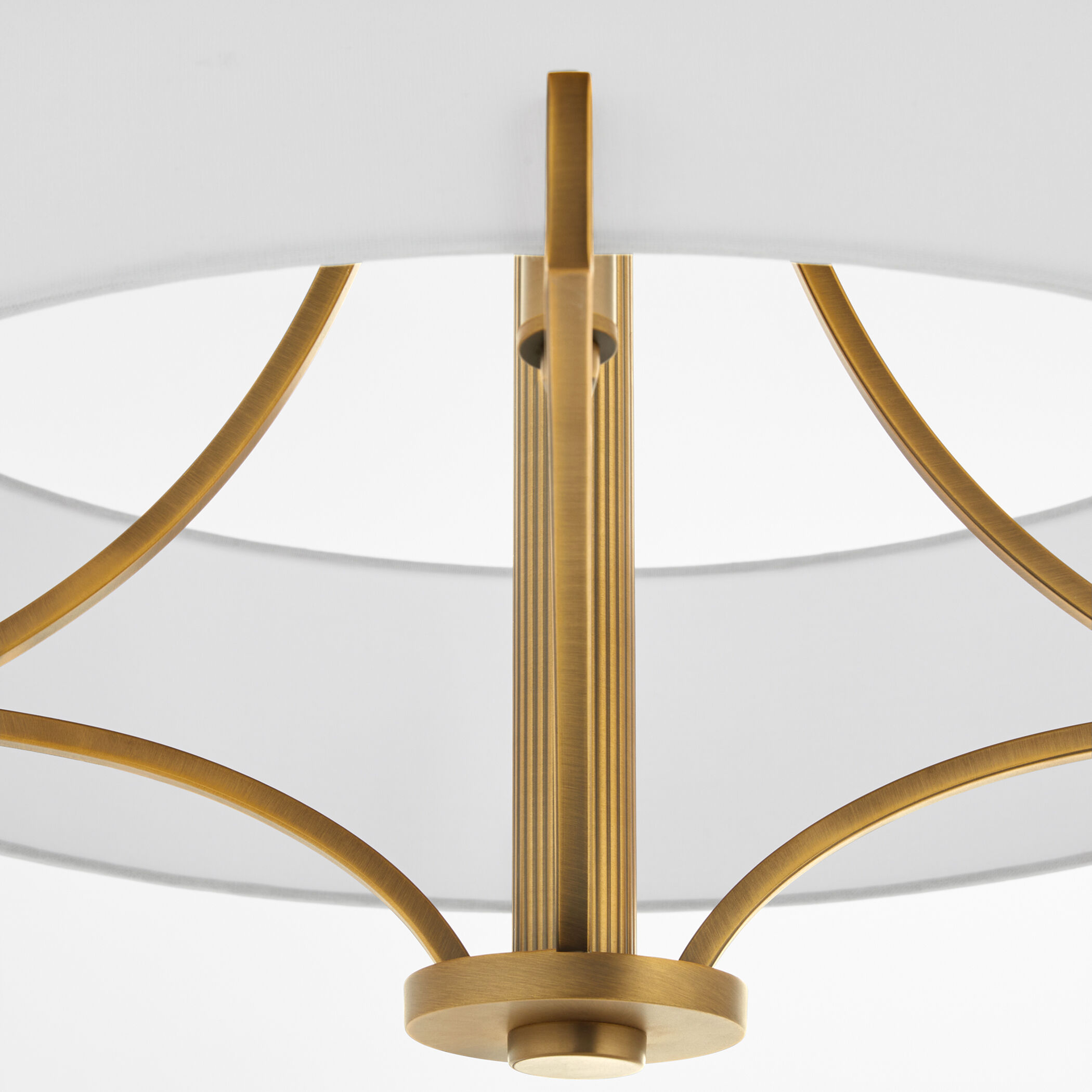 Imperial 4 Light 24 inch Brushed Brass Pendant Ceiling Light
