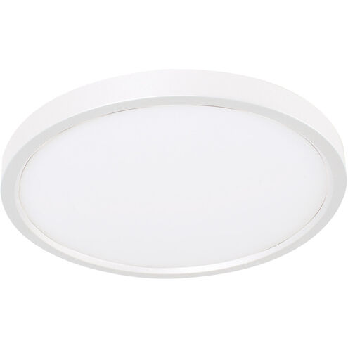 Edge 1 Light 5 inch White Flush Mount Ceiling Light