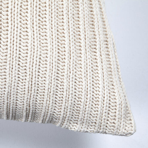 Roberto 24 inch Off-White and Gold Indoor Pillow