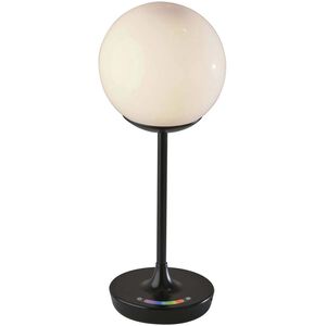 Millie 15 inch 1.50 watt Black Color Changing Table Lamp Portable Light, Simplee Adesso