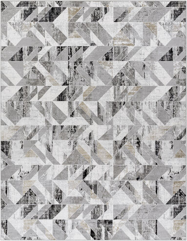 Allegro 120 X 94 inch Light Grey Rug, Rectangle