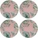 Botanical 8 X 8 inch Green Plate