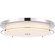 Kolson 1 Light 20 inch Chrome Flush Mount Ceiling Light