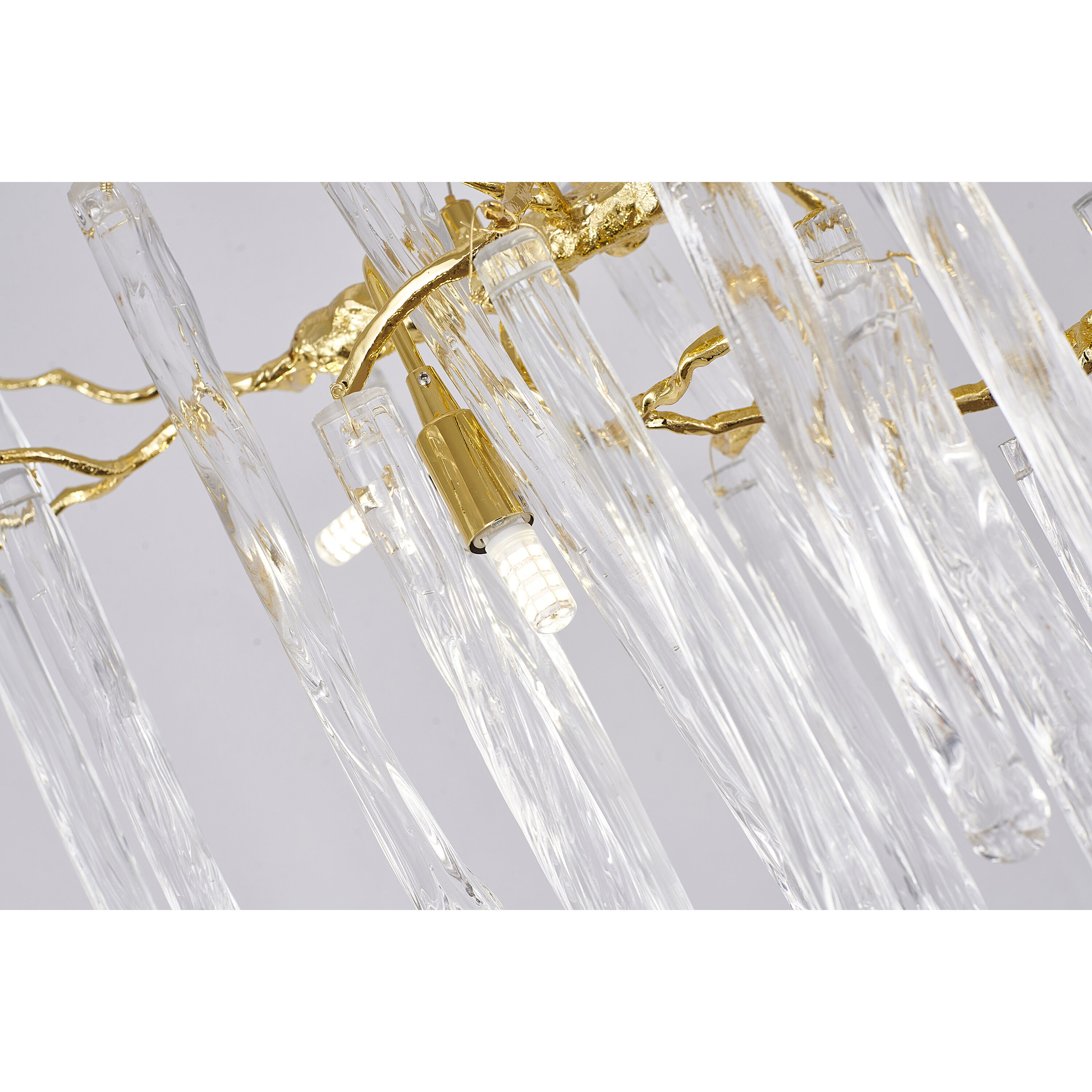 Canada 12 Light 11.8 inch Gold Chandelier Ceiling Light