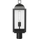 Beaufort 1 Light 21.25 inch Powder Coated Black Outdoor Post Lantern