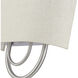 Stratton 2 Light 13 inch Brushed Nickel ADA ADA Sconce Wall Light