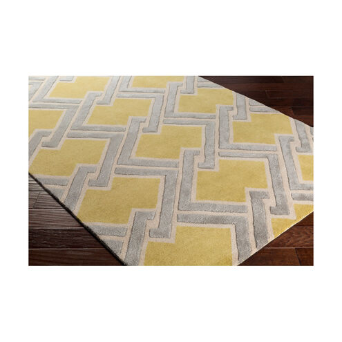 Chamber 120 X 96 inch Yellow and Neutral Area Rug, Wool and Viscose