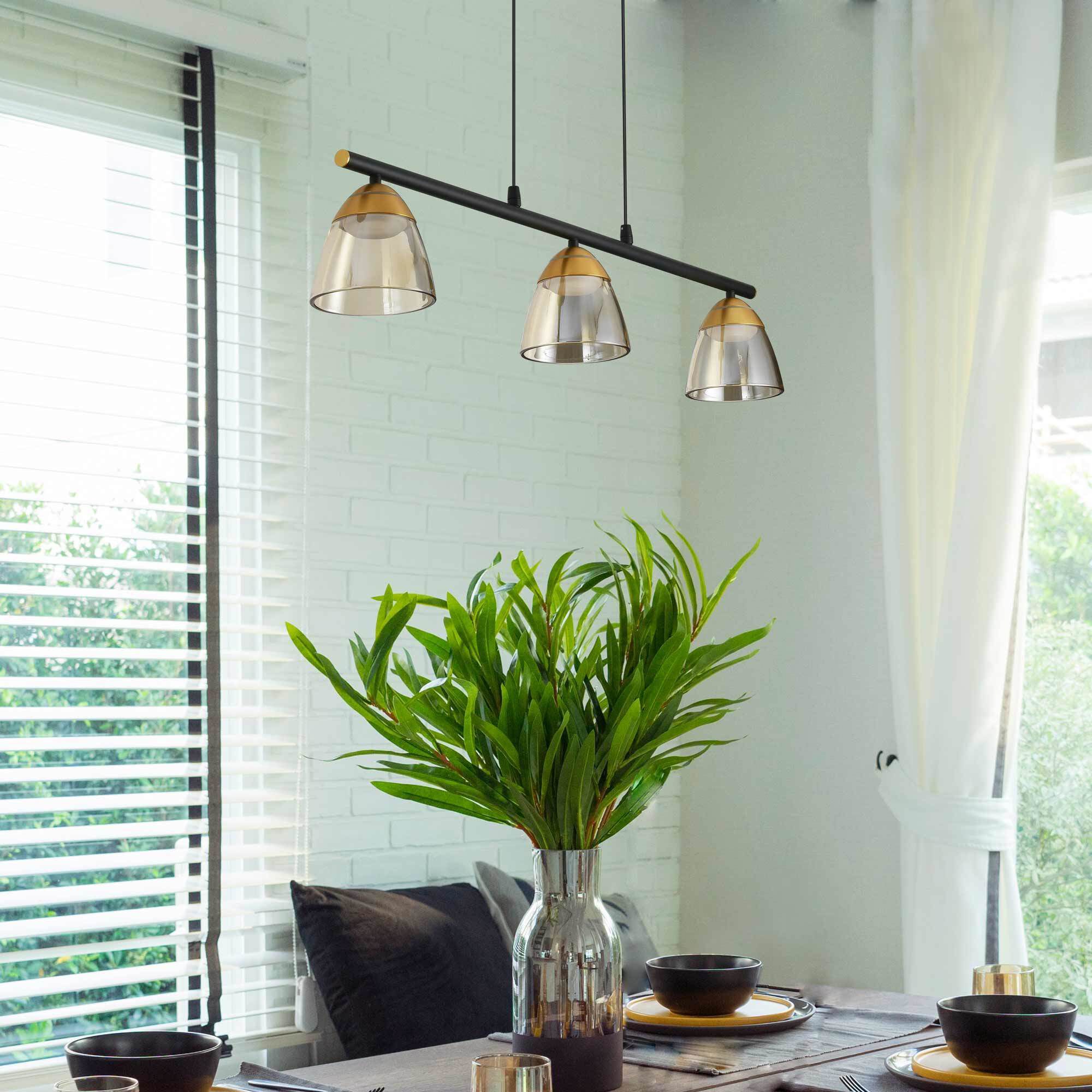 Roma Series Linear Chandelier Ceiling Light, Artisan Collection