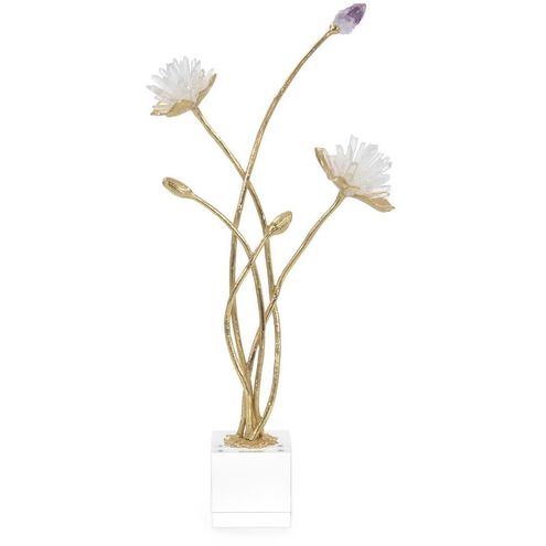 Floral 20 X 9.5 inch Sculpture