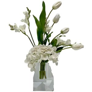 Snow White Blossoms Botanical/Floral