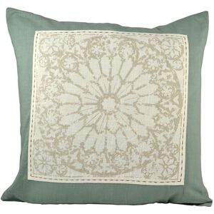Notre Dame 20 inch Crema Pillow, Cover Only