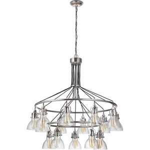 State House 15 Light 42.13 inch Polished Nickel Chandelier Ceiling Light