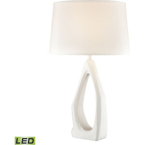 Galeria 31 inch 9.00 watt Matte White Table Lamp Portable Light